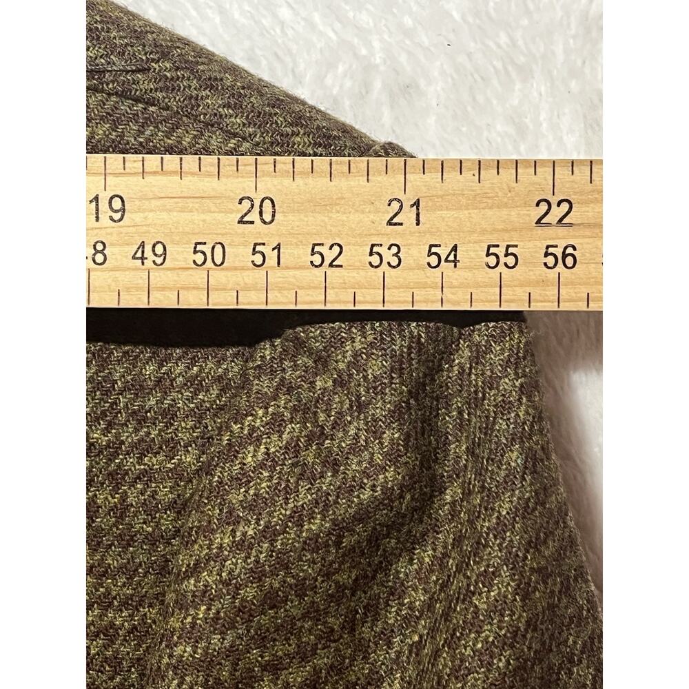Ermenegildo Zegna 46L Green Brown Cashmere & Wool Sport Coat 3/2 Roll Flannel - Picture 11 of 14